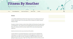 Desktop Screenshot of fitnessbyheather.com